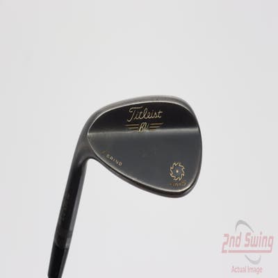 Titleist Vokey SM5 Raw Black Wedge Gap GW 52° 12 Deg Bounce F Grind Titleist SM5 BV Steel Wedge Flex Left Handed 35.5in