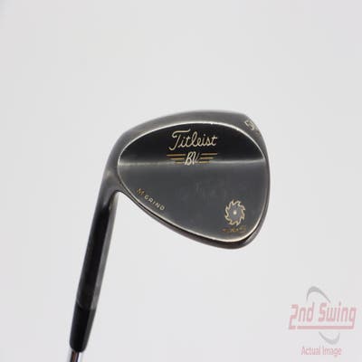 Titleist Vokey SM5 Raw Black Wedge Sand SW 56° 10 Deg Bounce M Grind Titleist SM5 BV Steel Wedge Flex Left Handed 35.0in