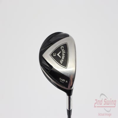 Callaway Razr X Black Fairway Wood 3 Wood 3W Grafalloy ProLaunch Red Graphite Stiff Right Handed 43.0in