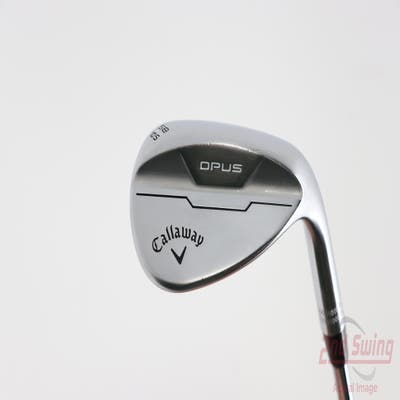 Callaway Opus Brushed Chrome Wedge Lob LW 58° 10 Deg Bounce S Grind Dynamic Gold Mid 115 Wedge Steel Wedge Flex Right Handed 34.75in