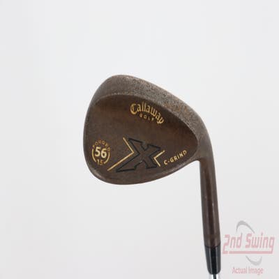 Callaway X Forged Vintage Wedge Sand SW 56° 15 Deg Bounce C Grind Stock Steel Wedge Flex Right Handed 34.75in