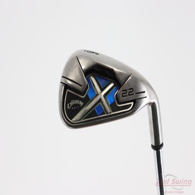 Callaway X-22 Single Iron 6 Iron Callaway X Steel Steel Uniflex Right Handed 37.0in