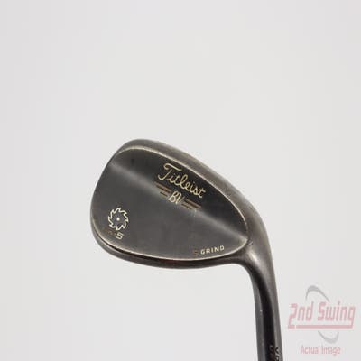 Titleist Vokey SM5 Raw Black Wedge Lob LW 58° 7 Deg Bounce S Grind Titleist SM5 BV Steel Wedge Flex Right Handed 35.5in