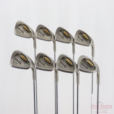 Ping i3 Oversize Iron Set 4-PW SW Ping JZ Steel Stiff Right Handed Green Dot +1/4"