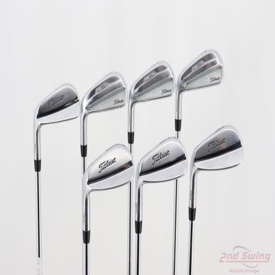 Titleist 620 MB Iron Set 4-PW True Temper Dynamic Gold X100 Steel X-Stiff Left Handed STD