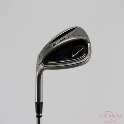 Nike 2010 Slingshot Single Iron Pitching Wedge PW Stock Steel Shaft Steel Uniflex Left Handed 35.75in