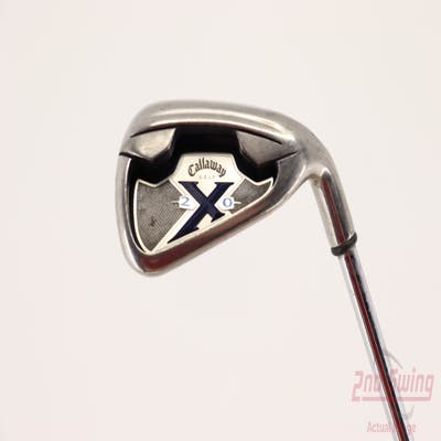 Callaway X-20 Single Iron 6 Iron Callaway Stock Steel Steel Uniflex Right Handed 37.25in