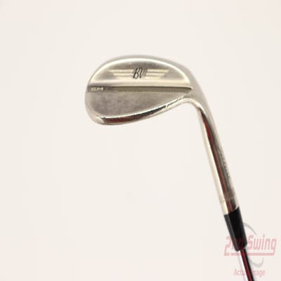 Titleist Vokey SM8 Brushed Steel Wedge Lob LW 60° 8 Deg Bounce M Grind Stock Steel Wedge Flex Right Handed 35.0in