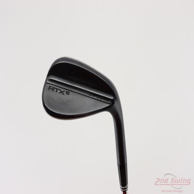 Cleveland RTX 6 ZipCore Black Satin Wedge Pitching Wedge PW 50° 10 Deg Bounce Dynamic Gold Spinner TI Steel Wedge Flex Right Handed 35.75in