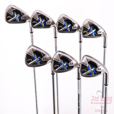 Callaway X-22 Iron Set 4-PW Callaway X Steel Steel Uniflex Right Handed 37.75in