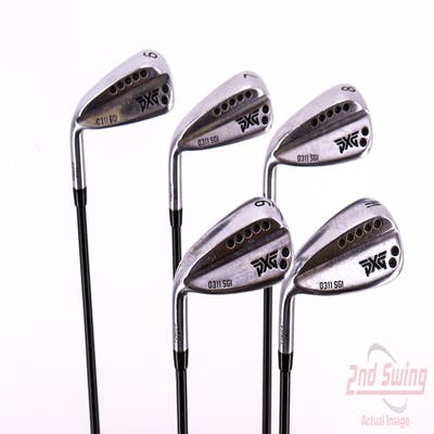 PXG 0311 SGI GEN2 Chrome Iron Set 6-PW FST KBS TGI 80 Graphite Stiff Left Handed 37.75in