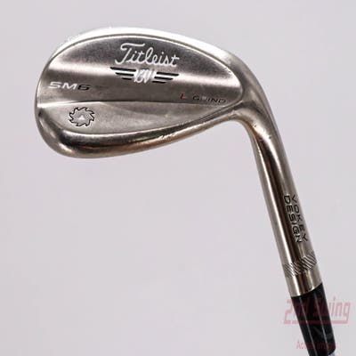 Titleist Vokey SM6 Steel Grey Wedge Lob LW 60° 4 Deg Bounce L Grind SM6 BV Steel Wedge Flex Right Handed 35.0in