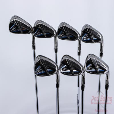 TaylorMade SIM MAX Iron Set 5-PW AW FST KBS MAX 85 Steel Stiff Right Handed 38.25in