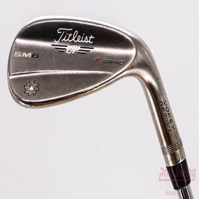 Titleist Vokey SM6 Steel Grey Wedge Gap GW 52° 8 Deg Bounce F Grind SM6 BV Steel Wedge Flex Right Handed 35.25in