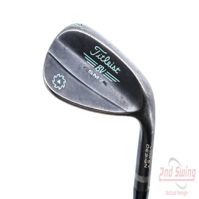 Titleist Vokey SM7 Jet Black Wedge Gap GW 52° 8 Deg Bounce F Grind SM7 BV Steel Wedge Flex Right Handed 35.5in