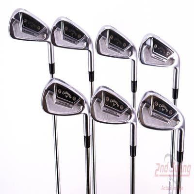 Callaway X Forged CB 21 Iron Set 4-PW Dynamic Gold Tour Issue X100 Steel X-Stiff Right Handed 37.75in