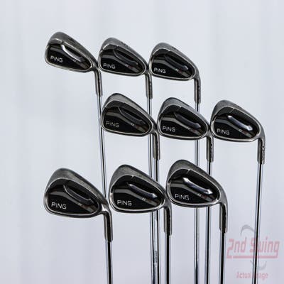 Ping G25 Iron Set 4-PW AW SW Ping CFS Steel Stiff Right Handed Black Dot 38.75in