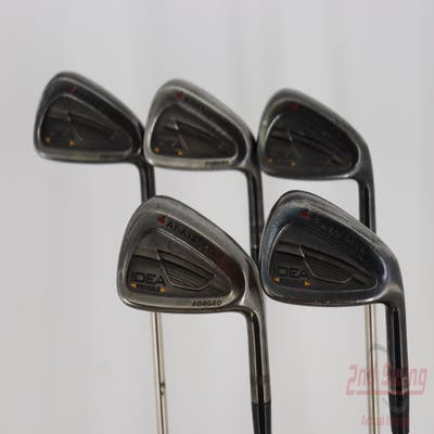 Adams Idea Pro Gold Iron Set 6-PW True Temper Black Gold Graphite Stiff Right Handed 37.5in