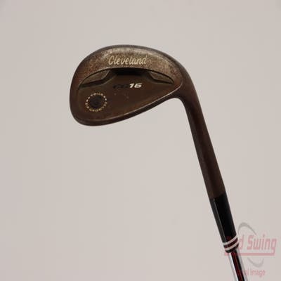 Cleveland CG16 Black Zip Groove Wedge Sand SW 56° 14 Deg Bounce True Temper Dynamic Gold Steel Wedge Flex Right Handed 35.0in