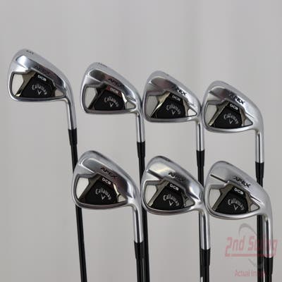 Callaway Apex DCB 21 Iron Set 5-GW Mitsubishi MMT 85 Graphite Regular Right Handed 38.0in