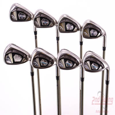 Callaway Rogue X Iron Set 5-PW AW GW UST Mamiya Recoil ES 460 Graphite Regular Right Handed 39.5in