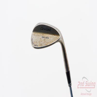 Cleveland 588 RTX Satin Chrome Wedge Lob LW 58° 12 Deg Bounce Stock Steel Shaft Steel Stiff Right Handed 35.5in