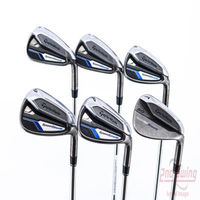 TaylorMade Speedblade Iron Set 6-PW AW TM Speedblade 85 Steel Steel Stiff Right Handed 37.5in