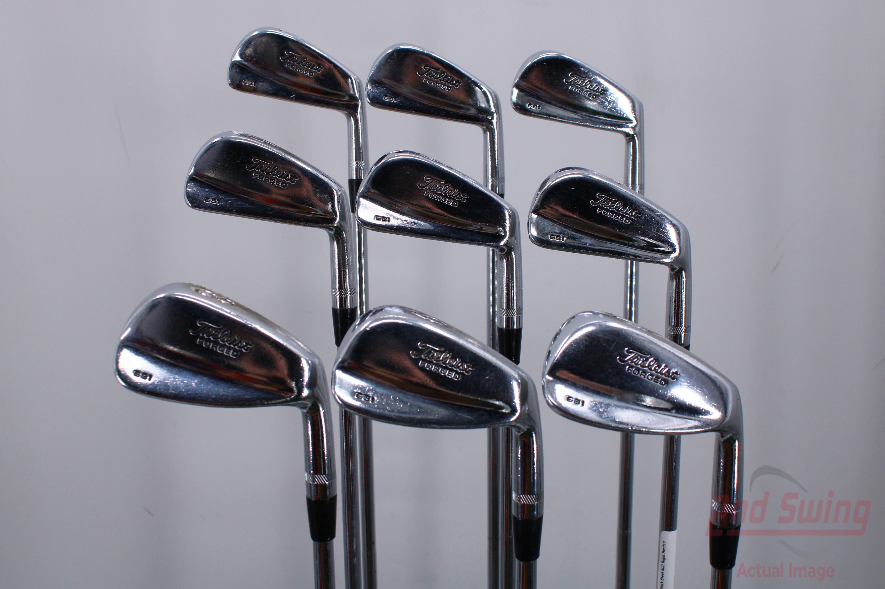 Titleist 681 Forged Iron Set 2-PW Stock Steel Stiff Right Handed 37 ...