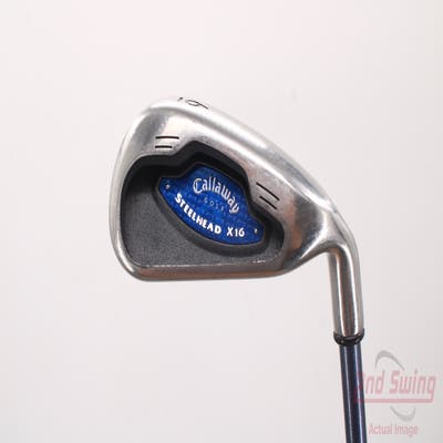 Callaway X-16 Single Iron 6 Iron Callaway System CW75 Graphite Regular Right Handed 37.5in