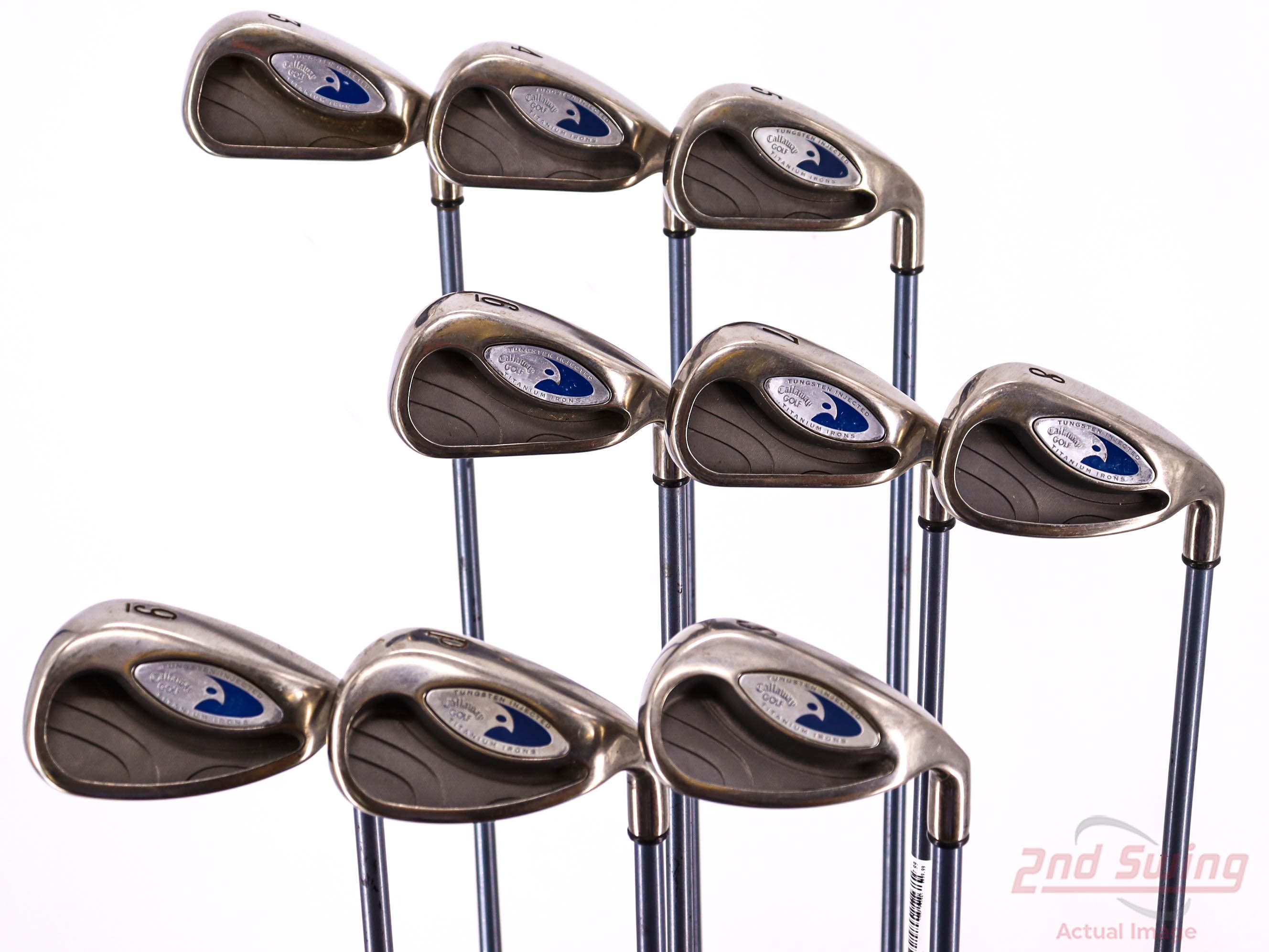 Callaway Hawk Eye Tungsten Injected Irons 3-PW Regular Flex sold Graphite Shafts