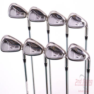 TaylorMade Rac OS 2005 Iron Set 3-PW TM Lite Metal Steel Stiff Right Handed 38.25in