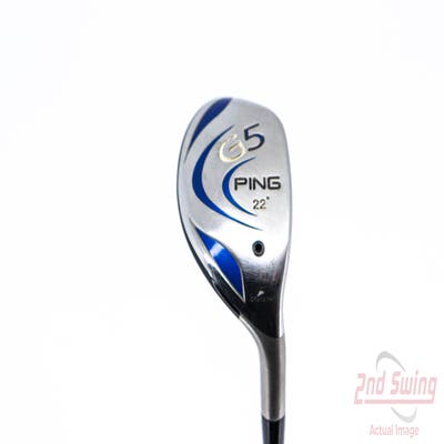 Ping G5 Hybrid 4 Hybrid 22° Grafalloy ProLaunch Blue HY Graphite Regular Right Handed 39.5in