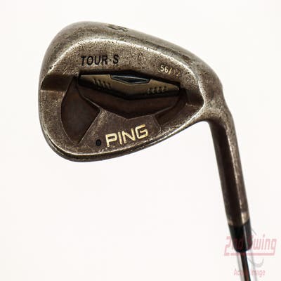 Ping Tour-S Rustique Wedge Sand SW 56° 12 Deg Bounce S Grind FST KBS Tour Steel Wedge Flex Right Handed Black Dot 35.5in