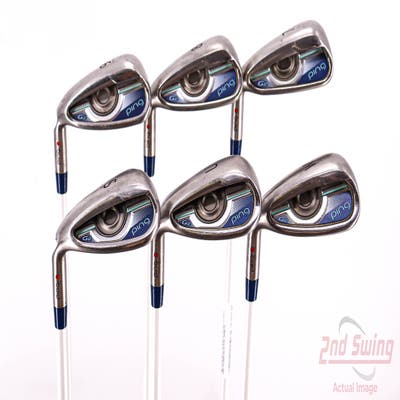 Ping G LE Iron Set 7-PW AW SW ULT 230 Ultra Lite Graphite Ladies Left Handed Red dot 37.0in