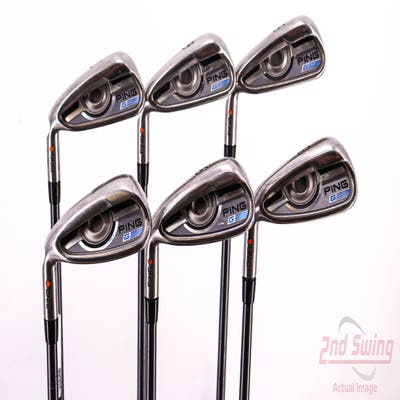 Ping 2016 G Iron Set 5-PW Ping TFC 80i Graphite Lite Left Handed Orange Dot 32.0in