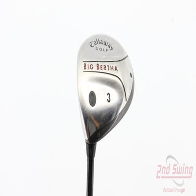 Callaway 2004 Big Bertha Fairway Wood 3 Wood 3W Callaway RCH 75w Graphite Regular Left Handed 43.0in