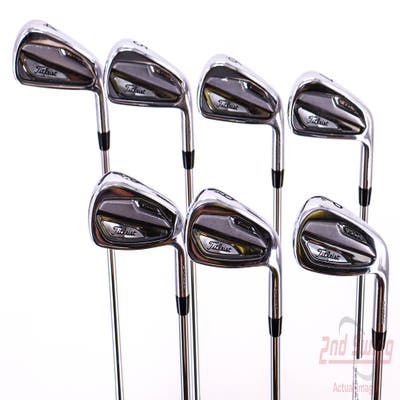 Titleist T100 Iron Set 4-PW True Temper AMT Black S300 Steel Stiff Right Handed 38.0in