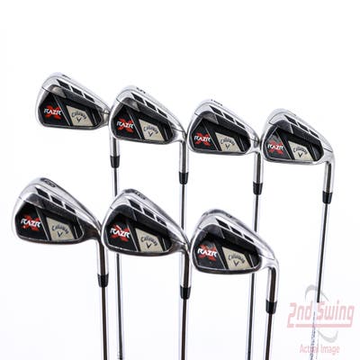 Callaway Razr X Iron Set 4-PW Dynamic Gold SL R300 Steel Regular Right Handed 38.25in