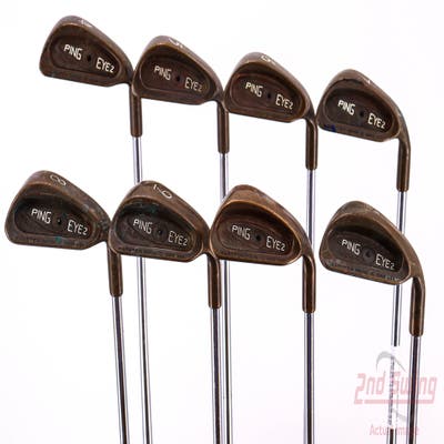 Ping Eye 2 Beryllium Copper Iron Set 4-PW SW Ping ZZ Lite Steel Stiff Right Handed Black Dot 38.0in