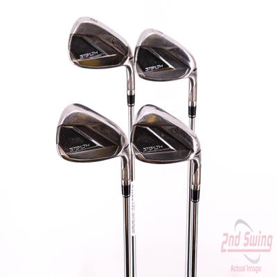TaylorMade Stealth Iron Set 8-PW AW FST KBS MAX 85 MT Steel Regular Right Handed 36.5in