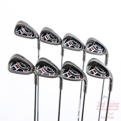 Ping G15 Iron Set 5-PW AW GW Ping AWT Steel Regular Right Handed Silver Dot 38.5in