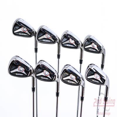 TaylorMade 2009 Burner Iron Set 4-PW AW TM Burner Superfast 85 Steel Stiff Right Handed 38.5in