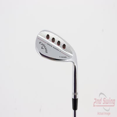 Callaway Mack Daddy 4 Chrome Wedge Lob LW 60° 10 Deg Bounce Dynamic Gold Tour Issue S200 Steel Stiff Right Handed 35.0in