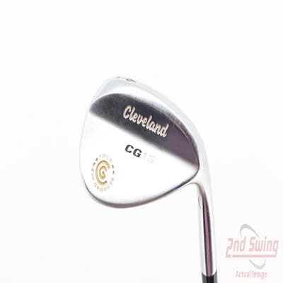 Cleveland CG15 Satin Chrome Wedge Sand SW 56° 14 Deg Bounce Cleveland Action Ultralite W Steel Wedge Flex Right Handed 35.0in