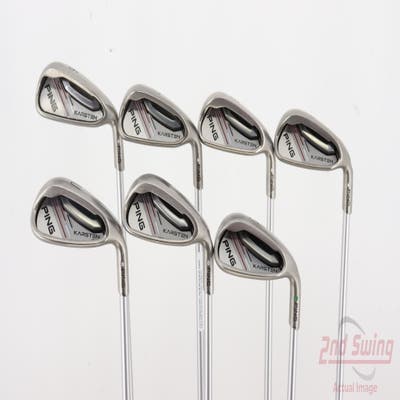 Ping 2014 Karsten Iron Set 6-PW GW SW Ping KS 401 Graphite Regular Right Handed Silver Dot 38.25in