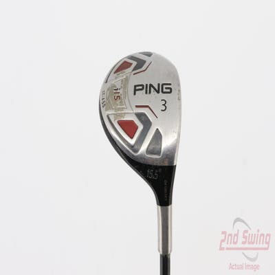 Ping i15 Fairway Wood 3 Wood 3W 15.5° PX HZRDUS Smoke Black 90 Graphite X-Stiff Right Handed 41.0in