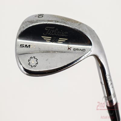 Titleist Vokey SM6 Tour Chrome Wedge Lob LW 60° 12 Deg Bounce K Grind SM6 BV Steel Wedge Flex Right Handed 34.5in