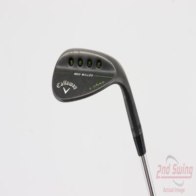 Callaway MD3 Milled Black S-Grind Wedge Sand SW 56° 10 Deg Bounce S Grind Stock Steel Shaft Steel Stiff Right Handed 35.0in