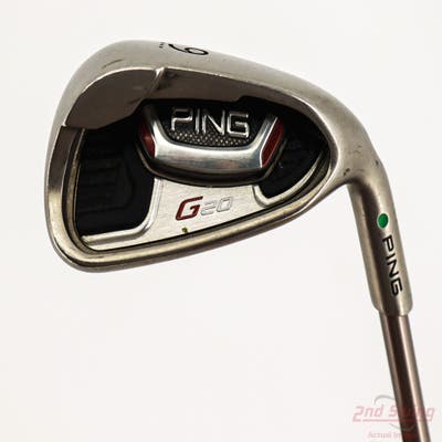 Ping G20 Single Iron 9 Iron Ping TFC 169I Graphite Senior Right Handed Green Dot 35.75in