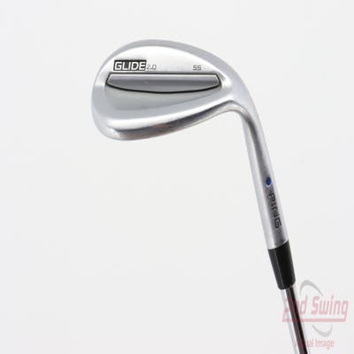 Ping Glide 2.0 Wedge Lob LW 58° 10 Deg Bounce Nippon NS Pro Modus 3 Tour 105 Steel Stiff Right Handed Blue Dot 35.25in